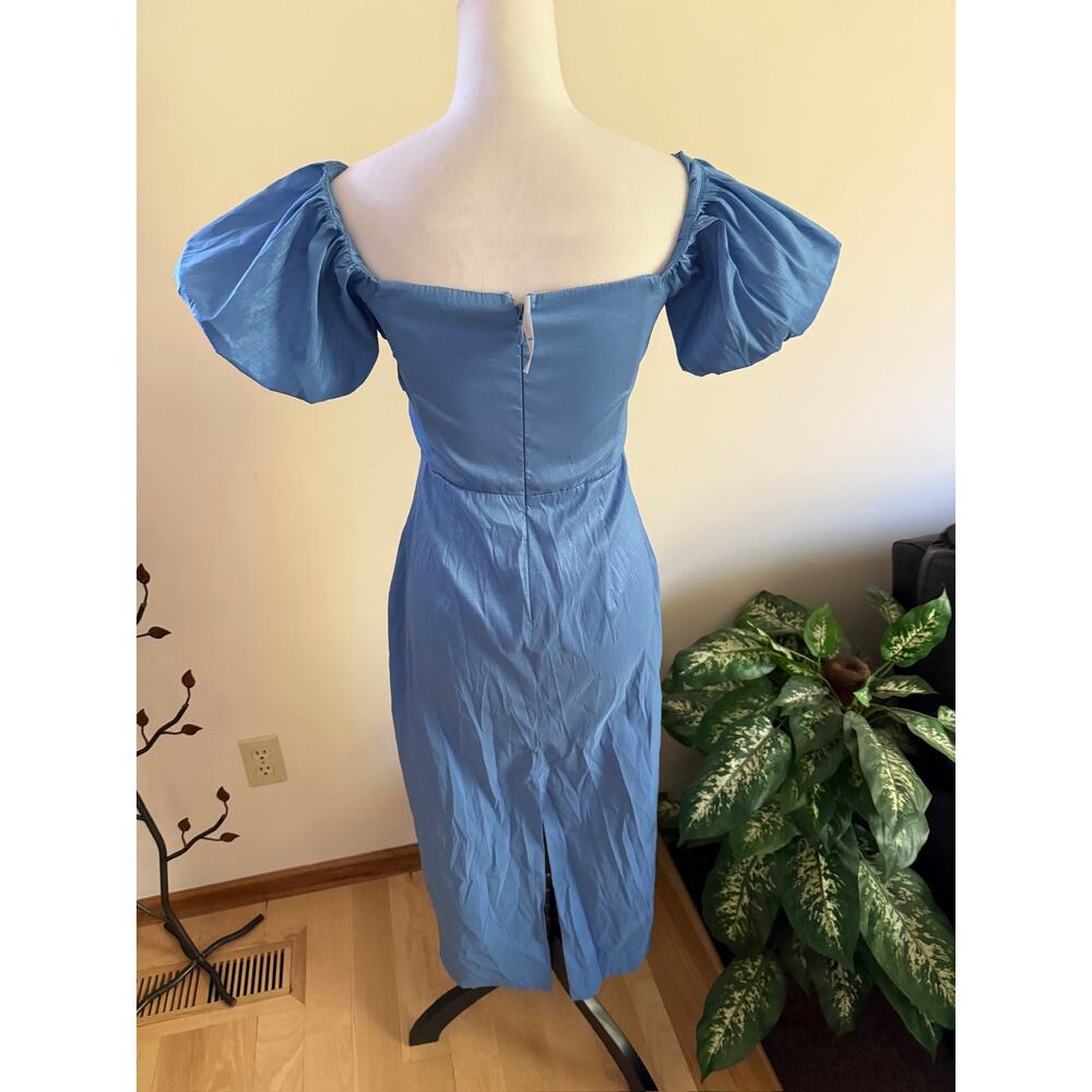 Abercrombie & Fitch Taffeta Off the Shoulder Dress - Picture 7 of 8